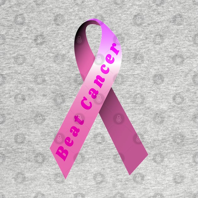 pink breast cancer ribbon by DrewskiDesignz